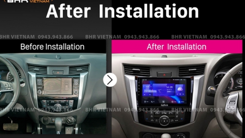 Màn hình DVD Android liền camera 360 Nissan Navara 2021 - nay | Fujitech 360 